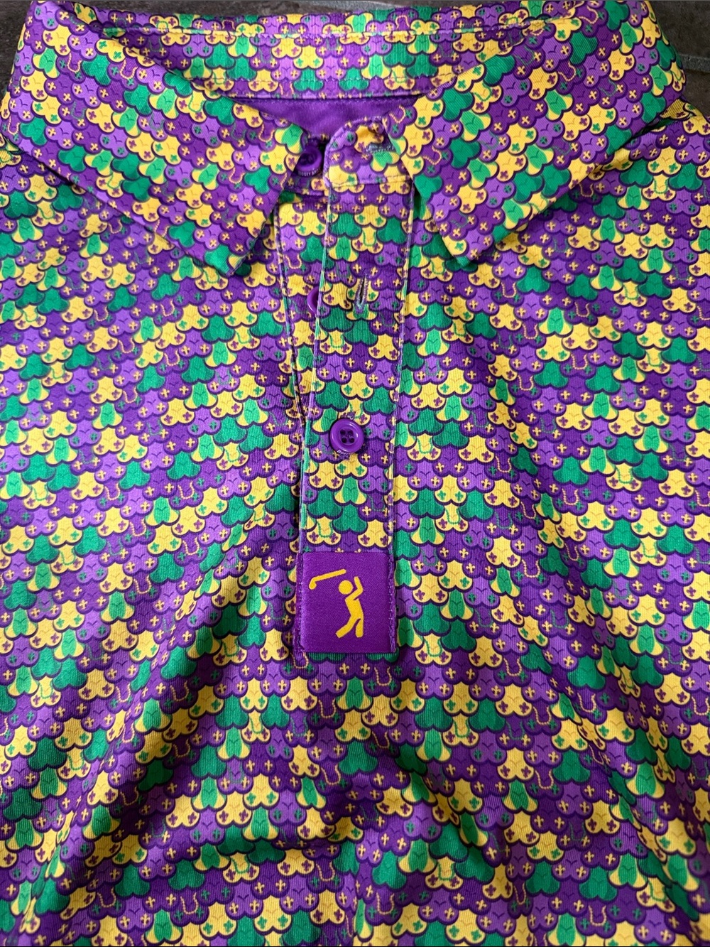 Bogey Bros Men’s Phat Tuesday Golf Polo - Picture 3 of 3